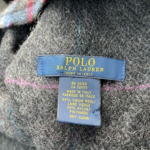 Polo by Ralph Lauren Gray Wool Scarf